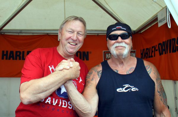 Horst Hrubesch & Paul Teutul Sr. @ Hamburg Harley Days 2016